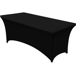 Black Stretch Table Cover